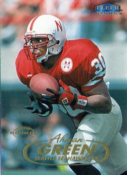 Ahman Green Seattle Seahawks 1998 Fleer Tradition NFL Rookie #230